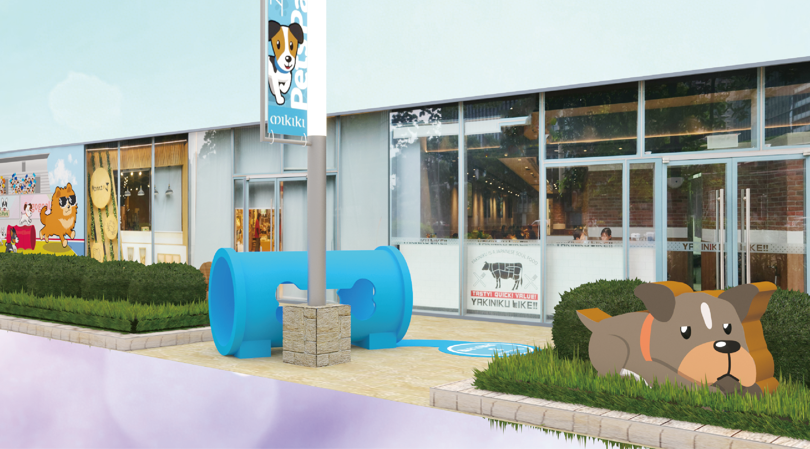 「穿越大水管」鼓勵毛孩鑽進神秘管道探索穿梭,激 發牠的好奇心與冒險精神!