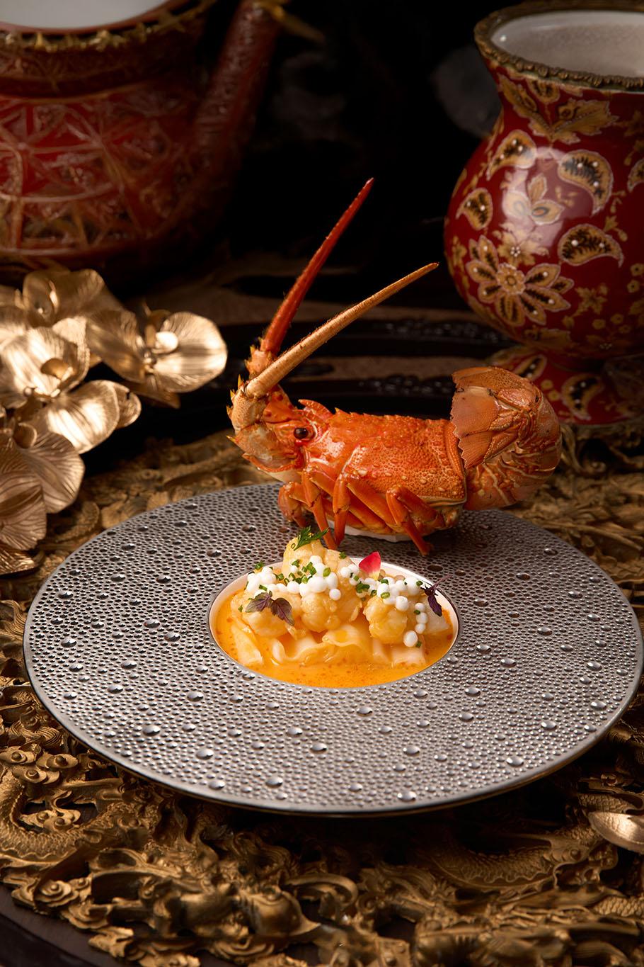 珍珠鳳脂花雕龍蝦球