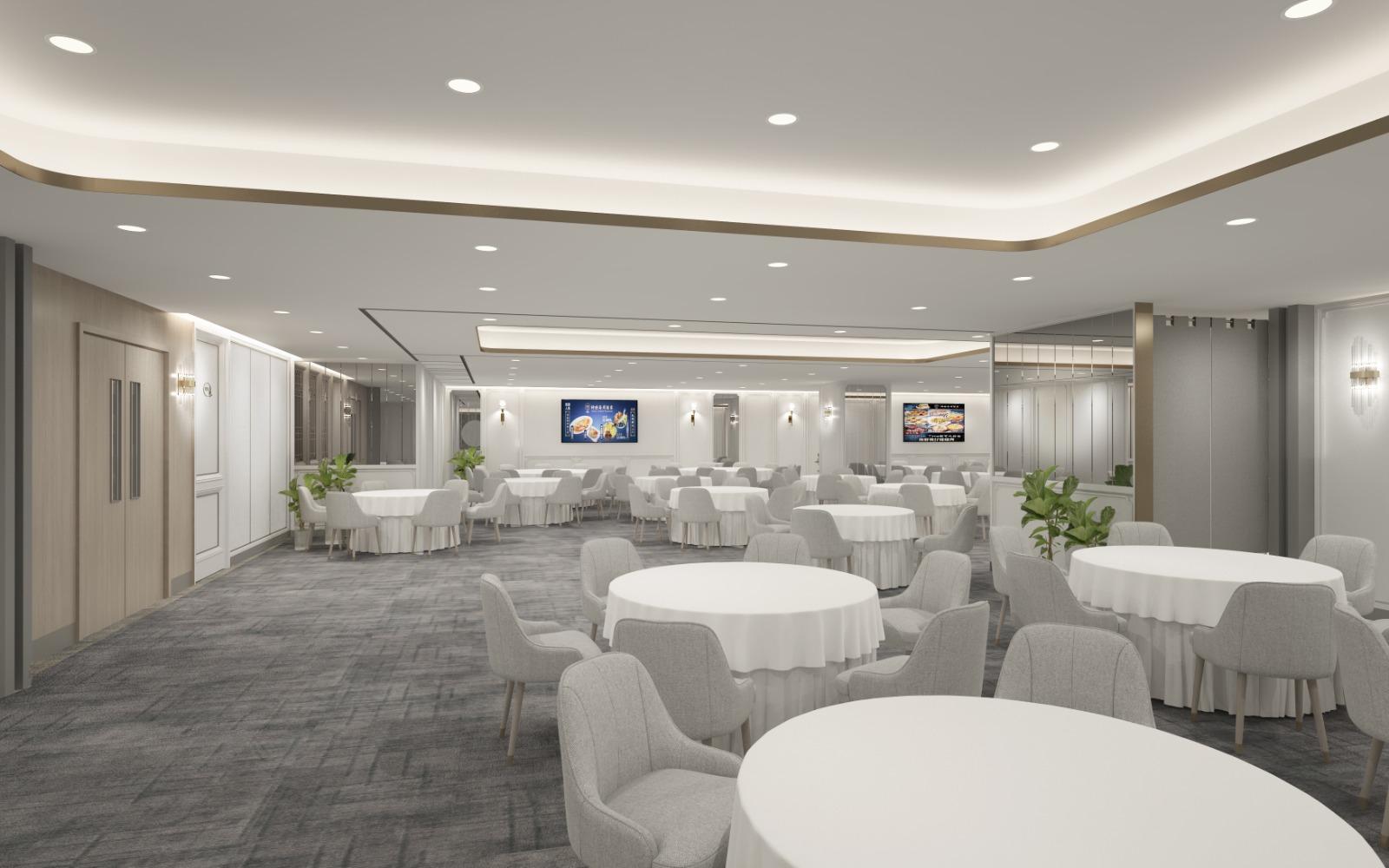 新店「神燈會館」裝潢簡潔