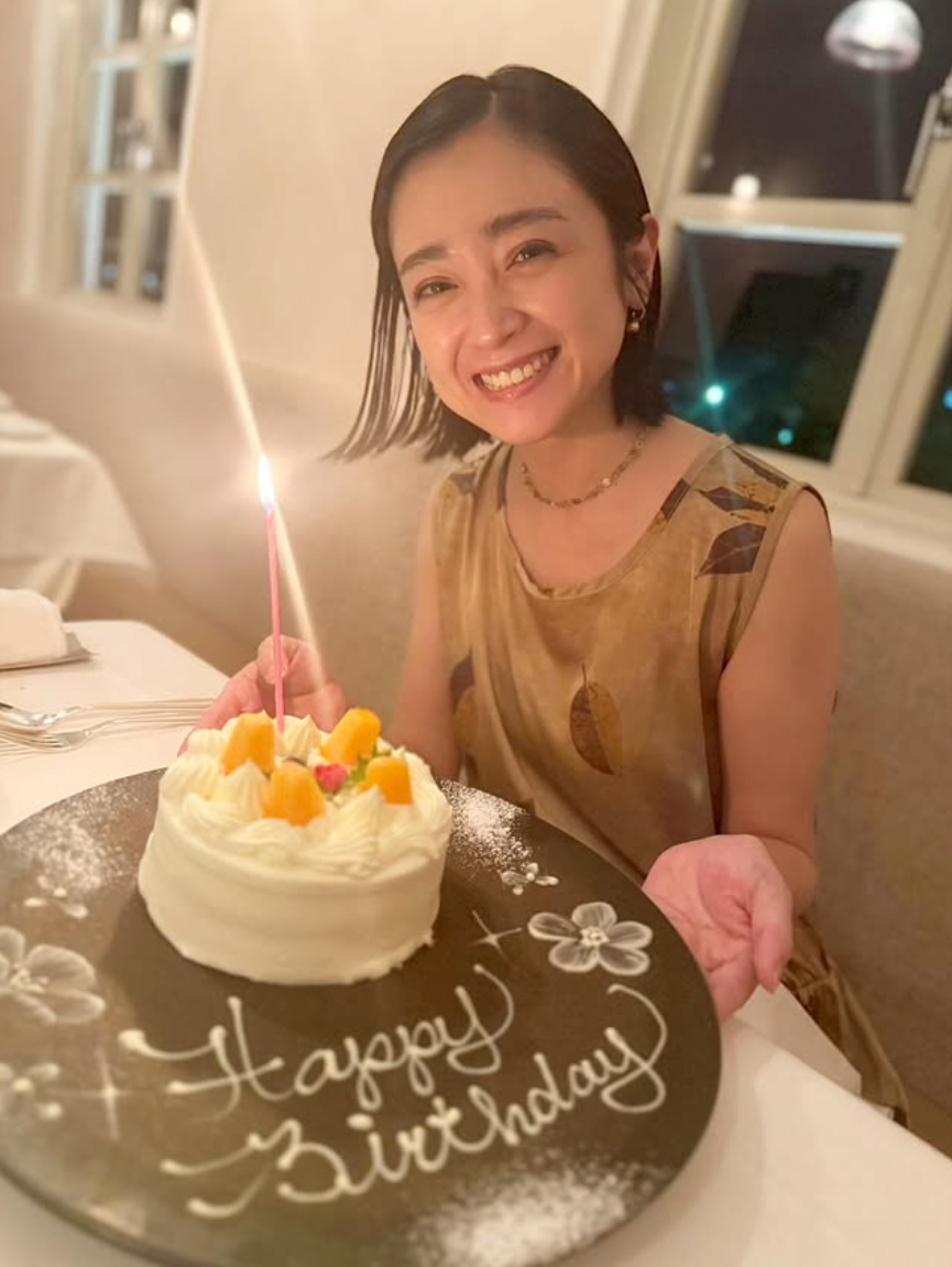 安達祐實上月迎來44歲生日。