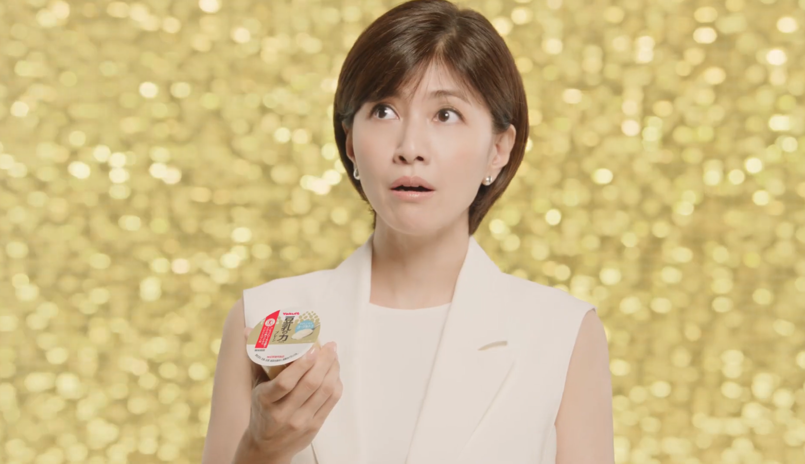 內田有紀最近拍攝全新廣告。