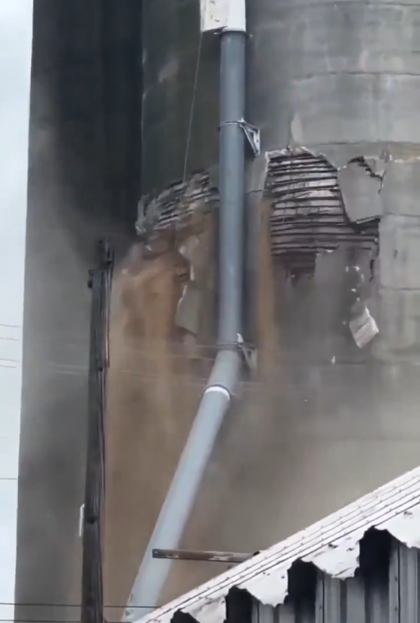 美國大豆倉庫突倒塌 網傳中國停購「塞爆」導致(有片)