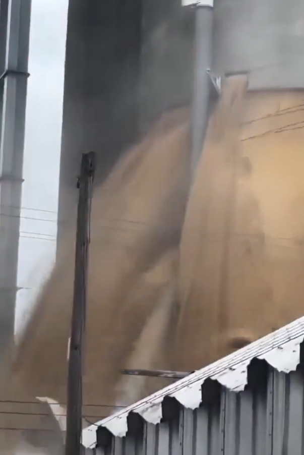 美國大豆倉庫突倒塌 網傳中國停購「塞爆」導致(有片)