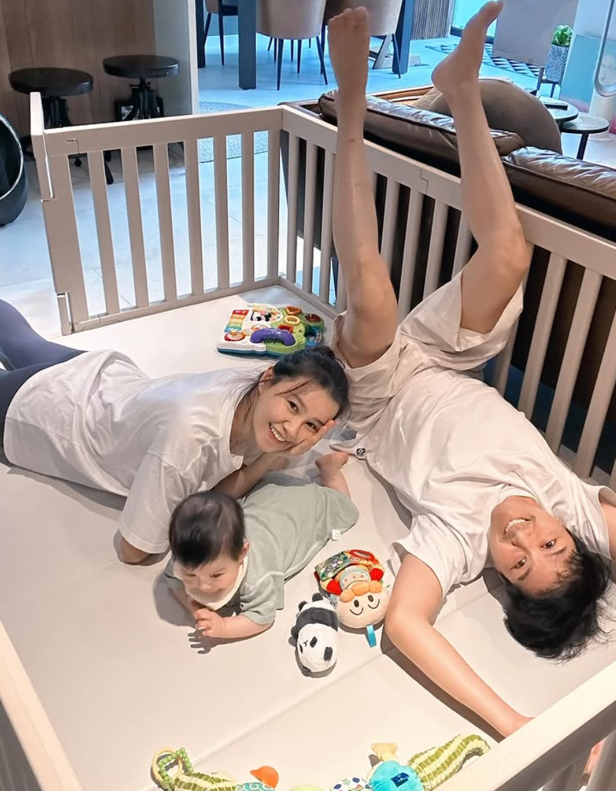 蕭正楠與黃翠如不時透過社交網分享湊仔日常。