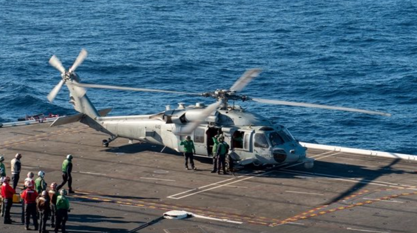 美軍MH-60R海鷹直升機(網上圖片/資料圖片)
