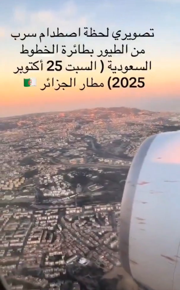 沙特航空客機起飛撞候鳥 乘客目擊血濺機身(有片)