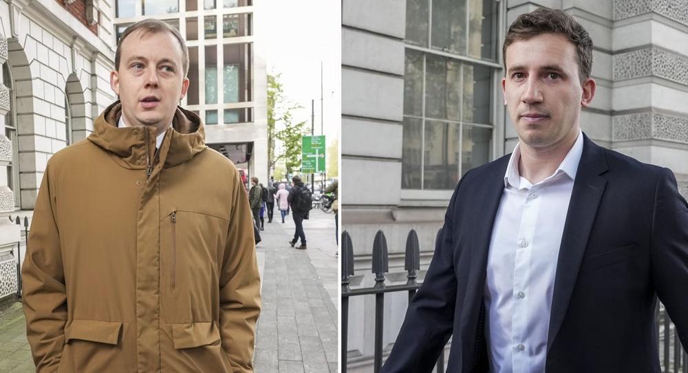 英國前議會研究員Christopher Cash和Christopher Berry。