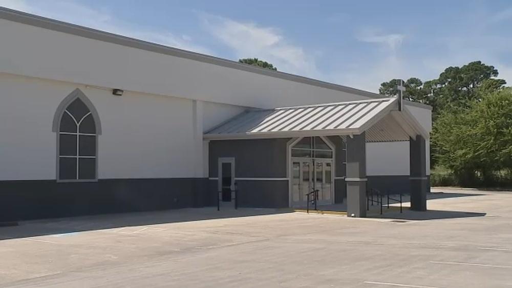 First Montgomery Baptist Church in Montgomery。(abc13截圖)