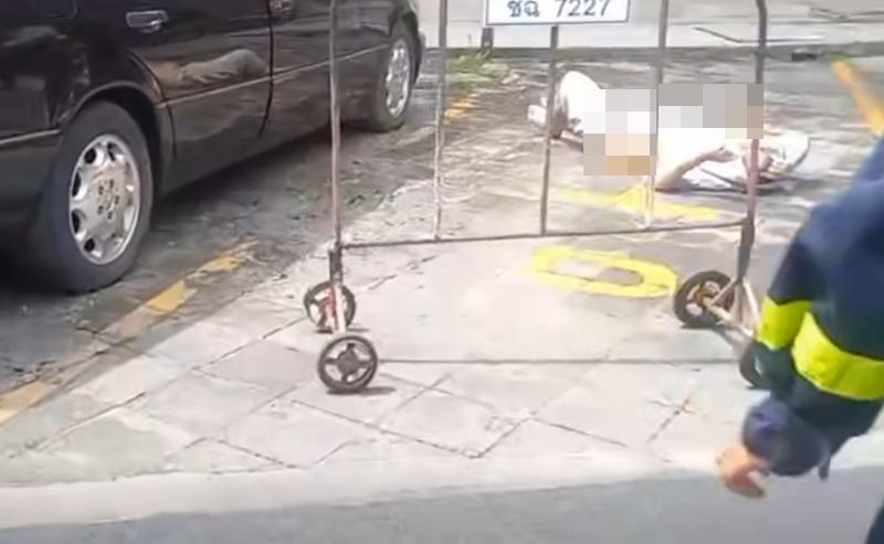 其妻女雖幸運脫困,但痛哭失聲,場面撕心裂肺。(FB)