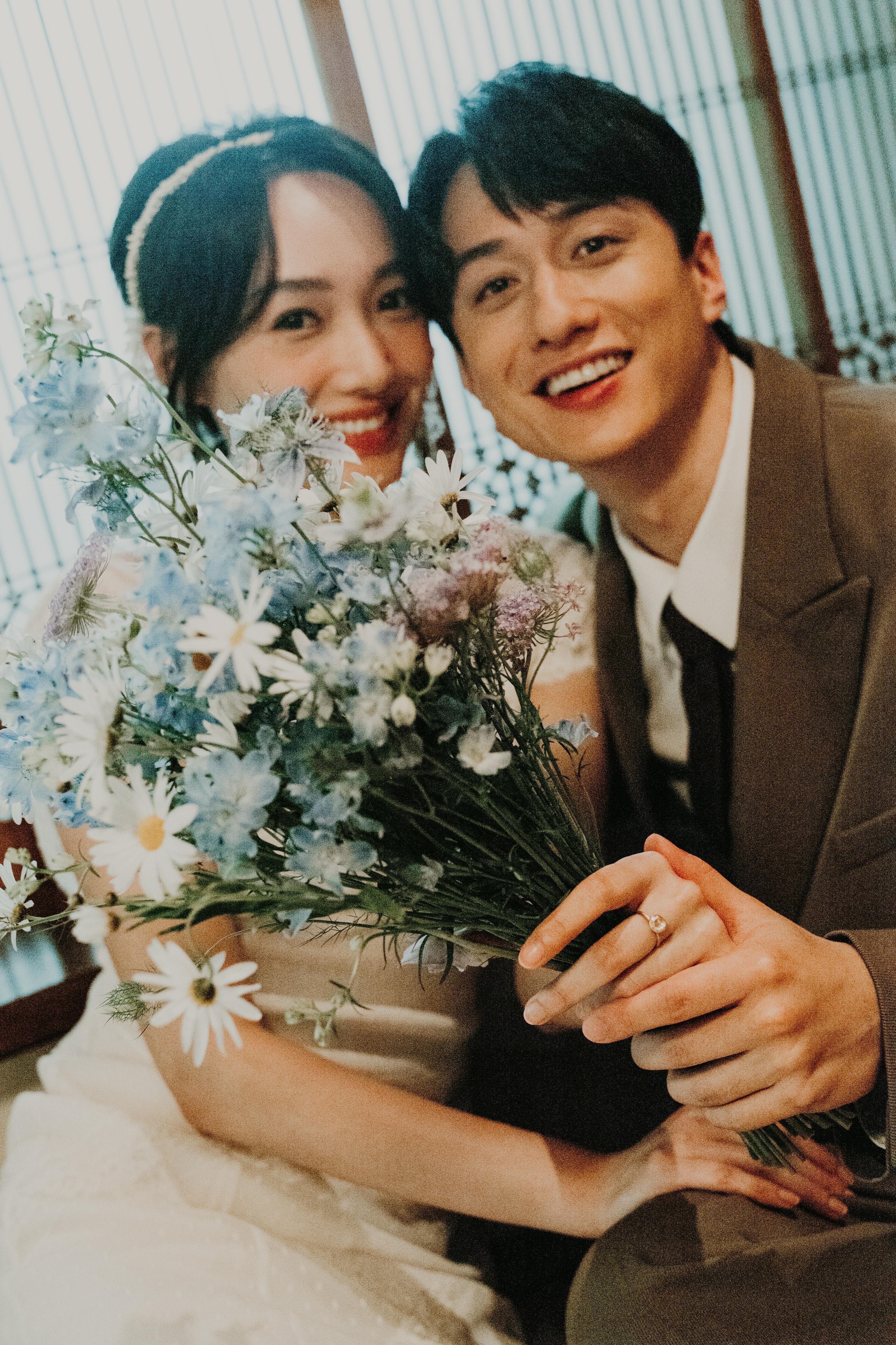 劉俊謙與蔡思韵今日宣布在日本完婚。