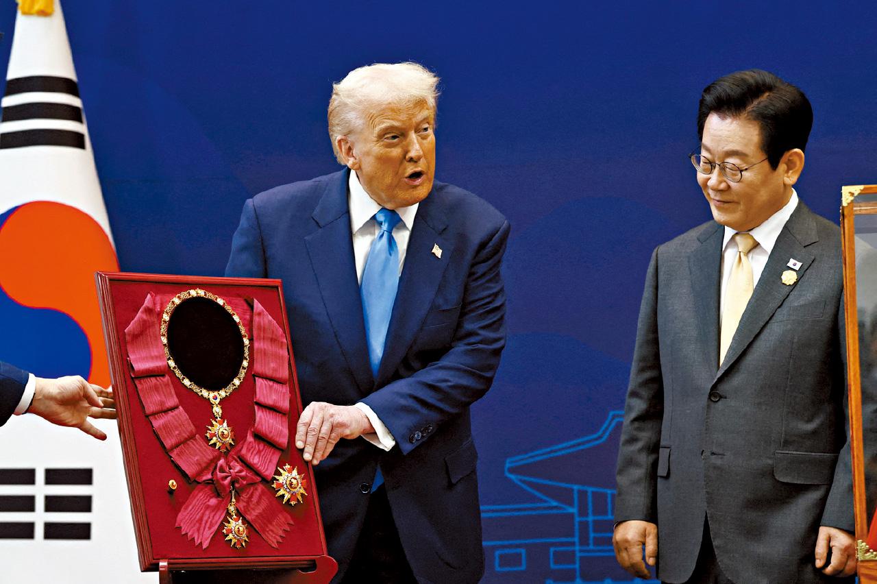 美國總統特朗普 南韓總統李在明