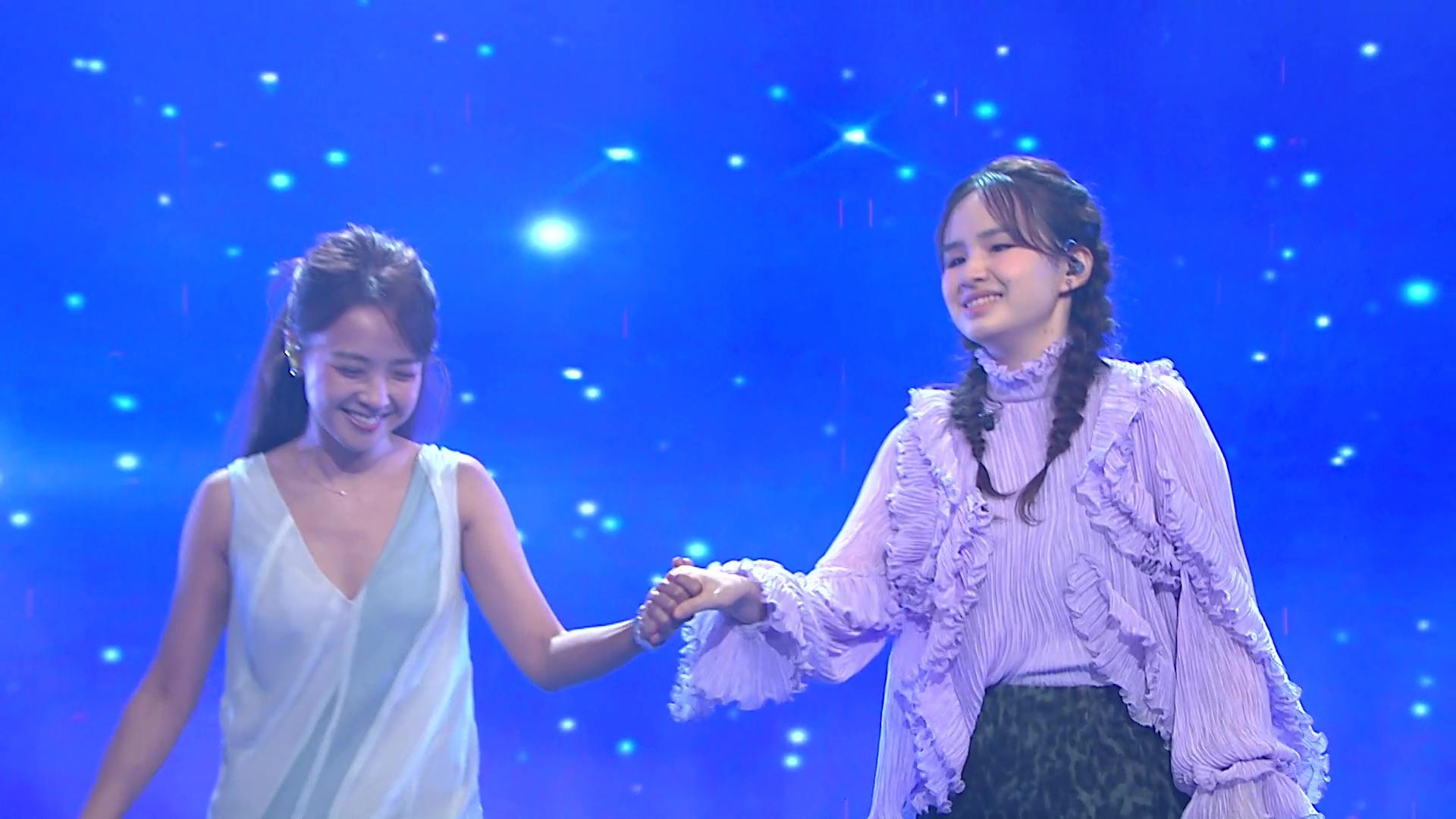 今集搶焦位落在譚耀文組的「靚聲王」蕭凱恩 Michelle聯同糖妹演繹《我的驕傲》,