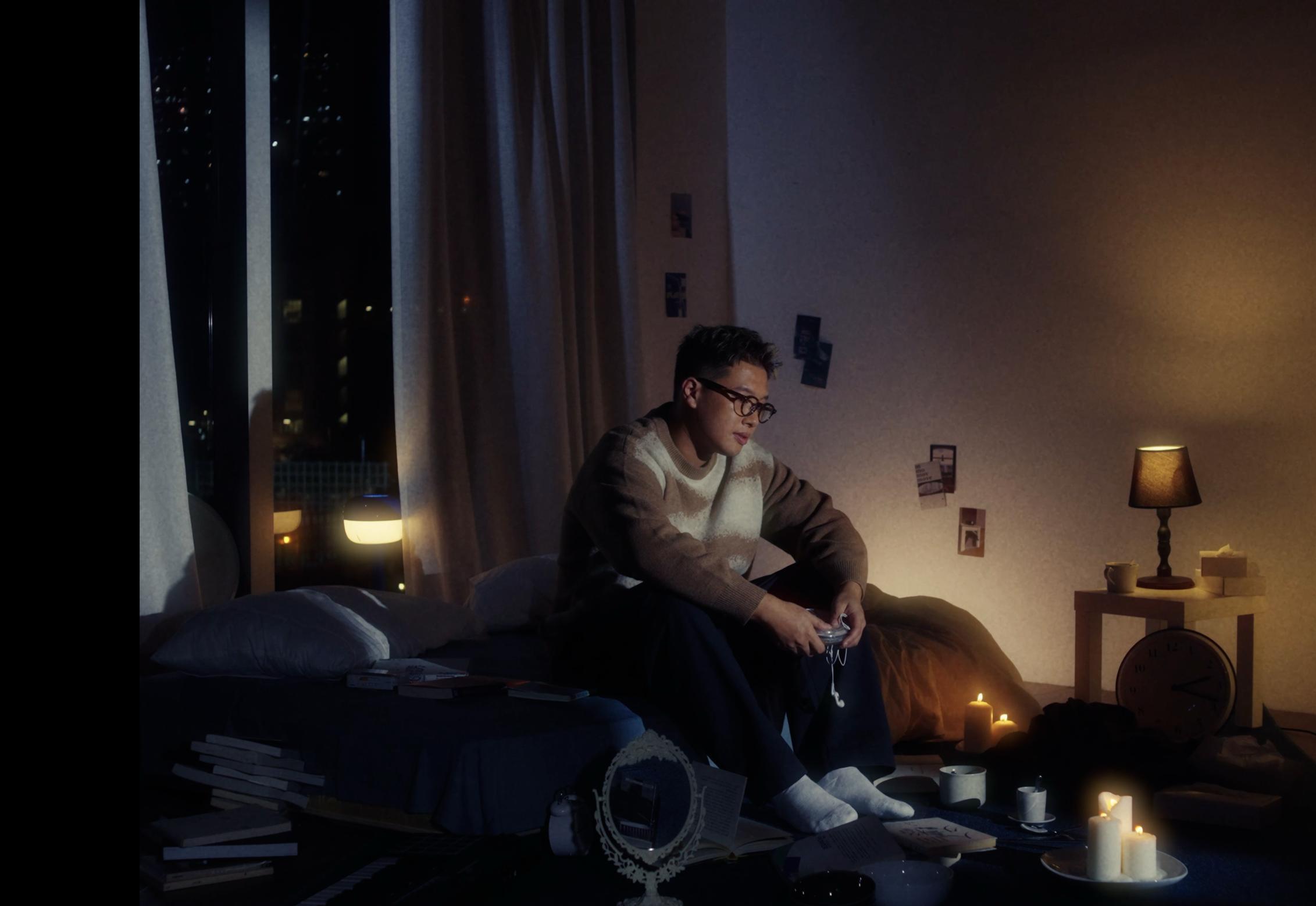 吳林峰自言在陳樂頤新歌《今夜無人入睡》MV中演技大爆發。