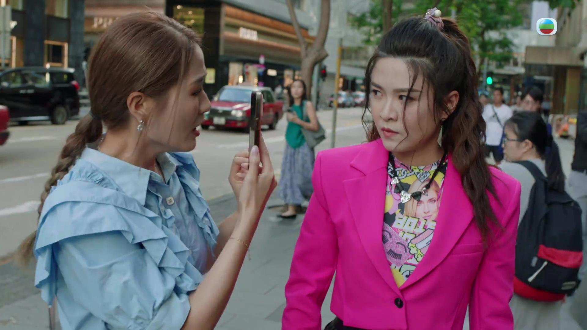 梁敏巧演網紅阿May,是從演以來首演有名字角色。