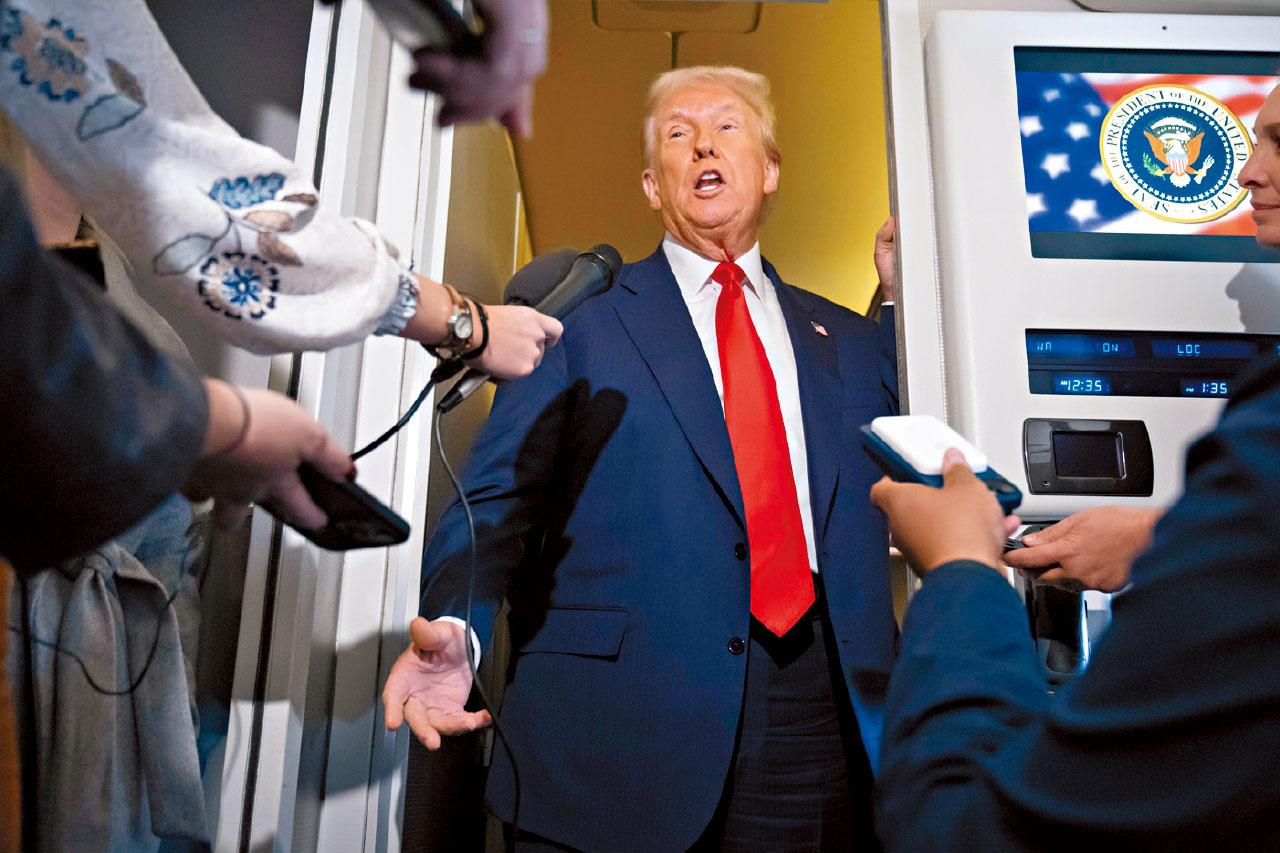 美國總統特朗普 空軍一號