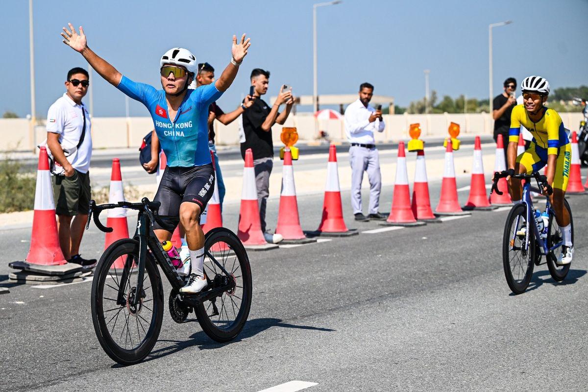 亞洲青年運動會|李昀俊戰術運用得宜。(港協暨奧委會)