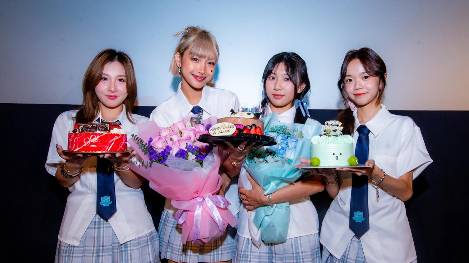 4位10月之星(左起)Polly、Una、Sharon及芷蕎。