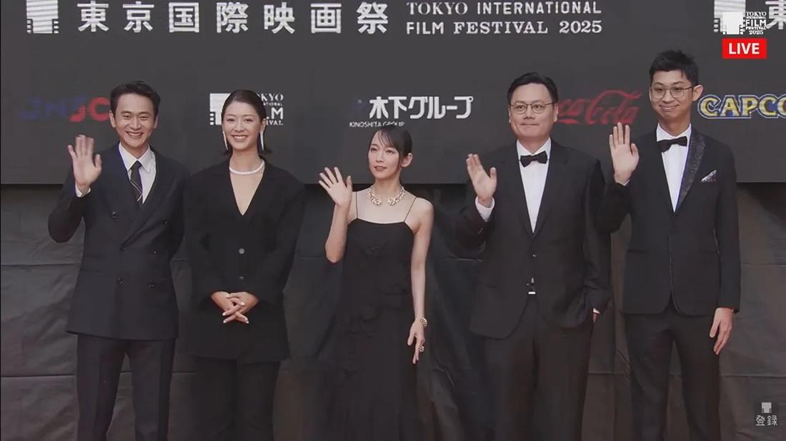 余香凝與吉岡里帆為電影《雙囍》出席電影節。