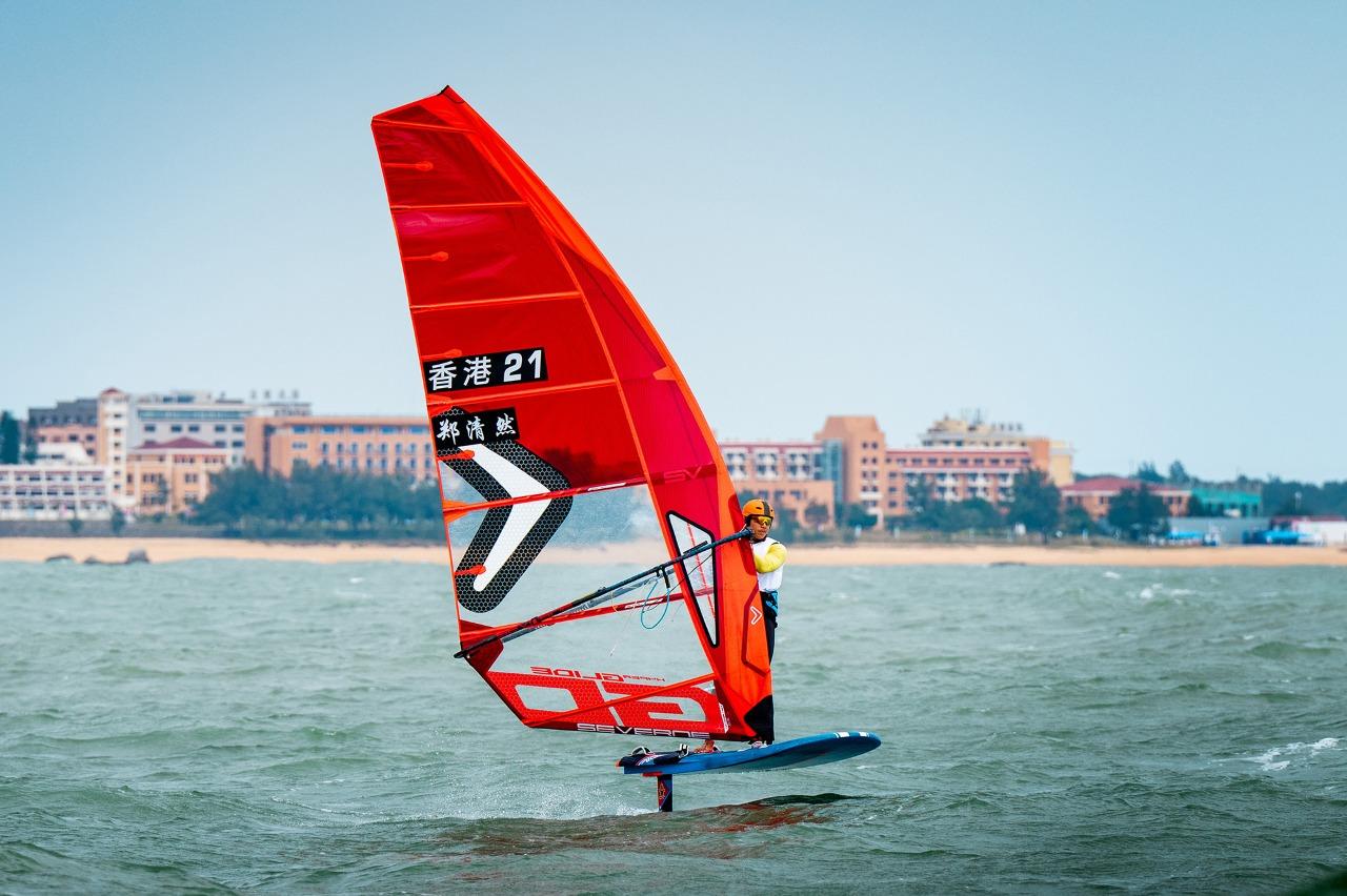 全運會|鄭清然滑浪風帆項目奪第4 刷新港隊紀錄(中國香港帆船總會提供)