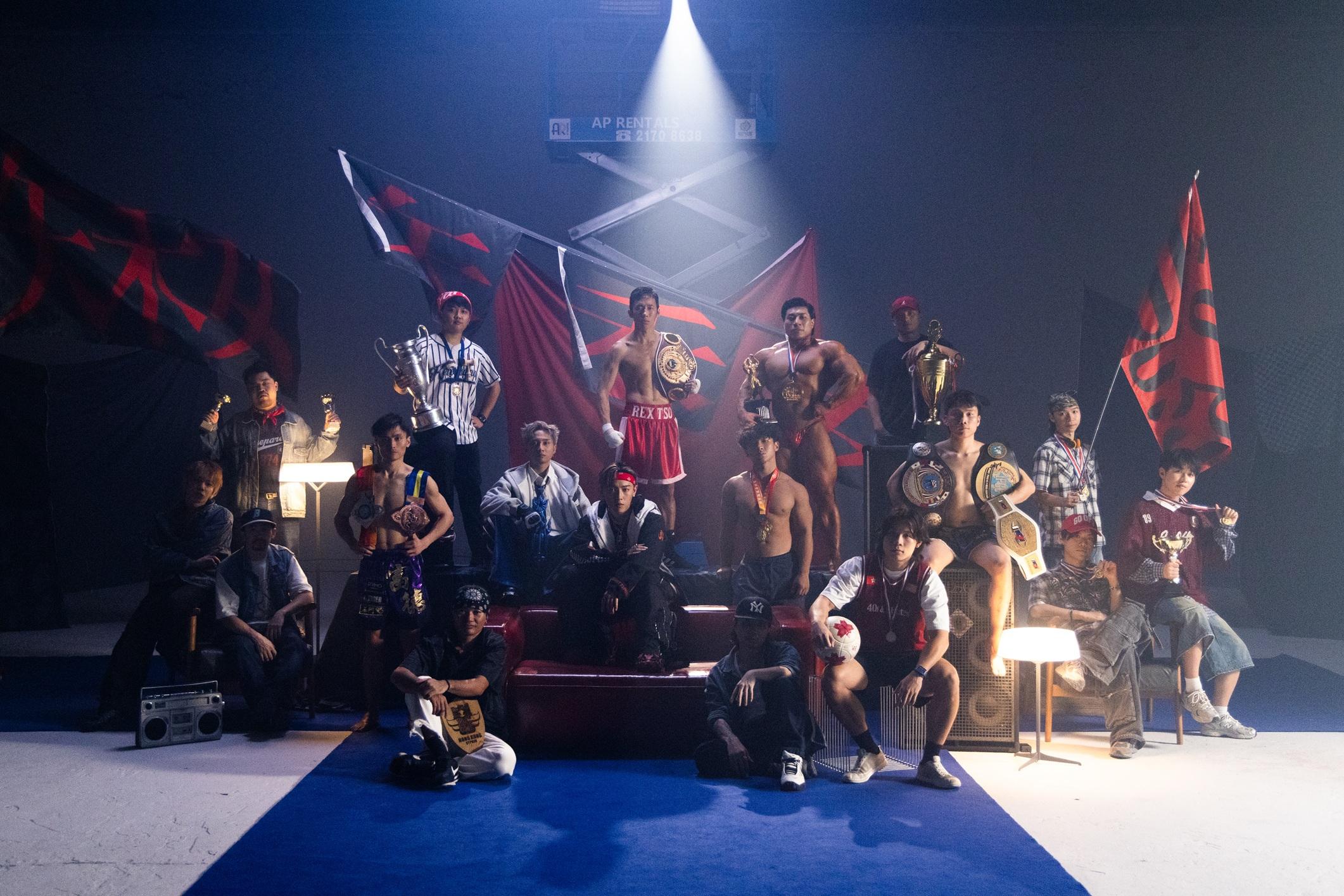 張天賦與Billy Choi新歌《168.5》MV,請來香港拳擊運動員曹星如、花式足球員吳梓禧、香港劍球運動員潘昊臨及職業健美選手Johnson Chan等人參與演出。