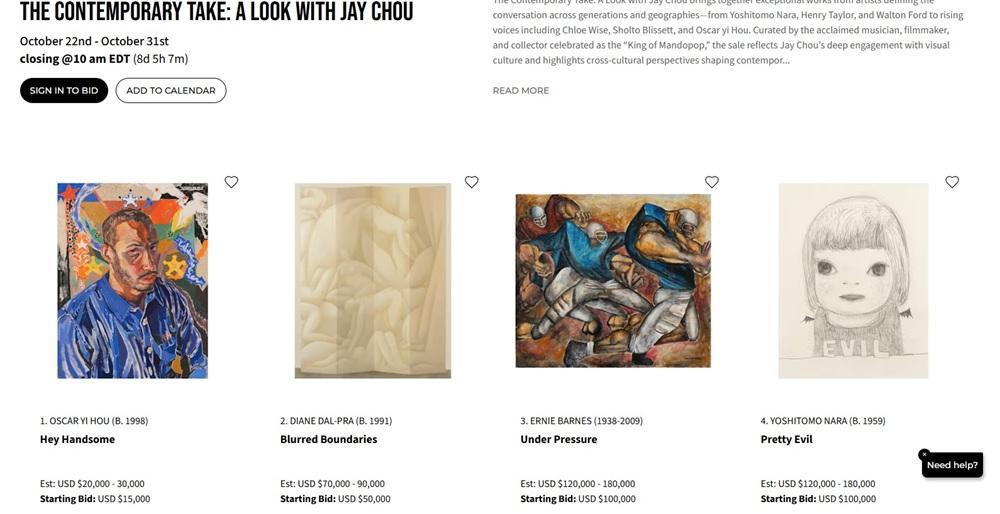 周杰倫個人珍藏登陸Pharrell Williams主理拍賣平台