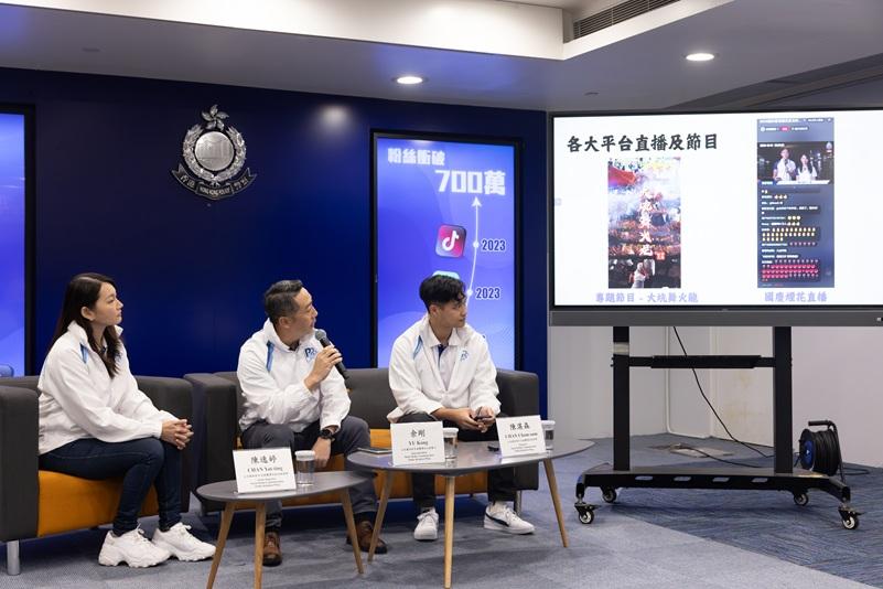 警隊社交平台粉絲破700萬成政府部門之冠,考慮AI主持防罪節目。