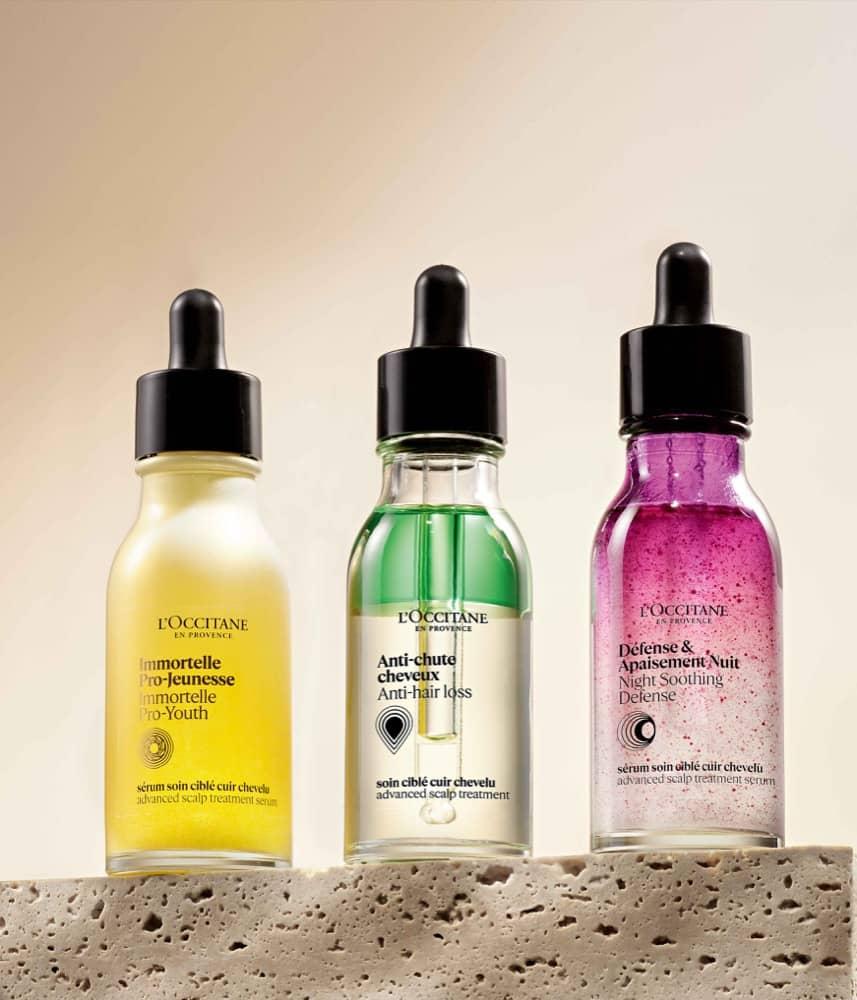 L‘Occitane 推出全新推出頭皮精華3部曲