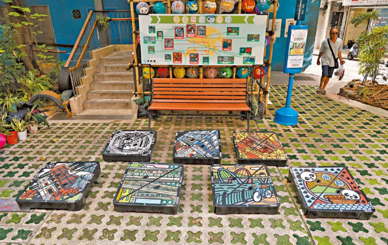 特色渠蓋設計比賽7款得獎作品。