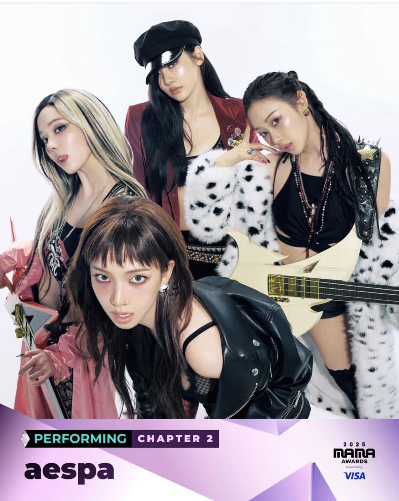 女團aespa早前曾說不參加頒獎禮,最後一刻卻答應出席MAMA。