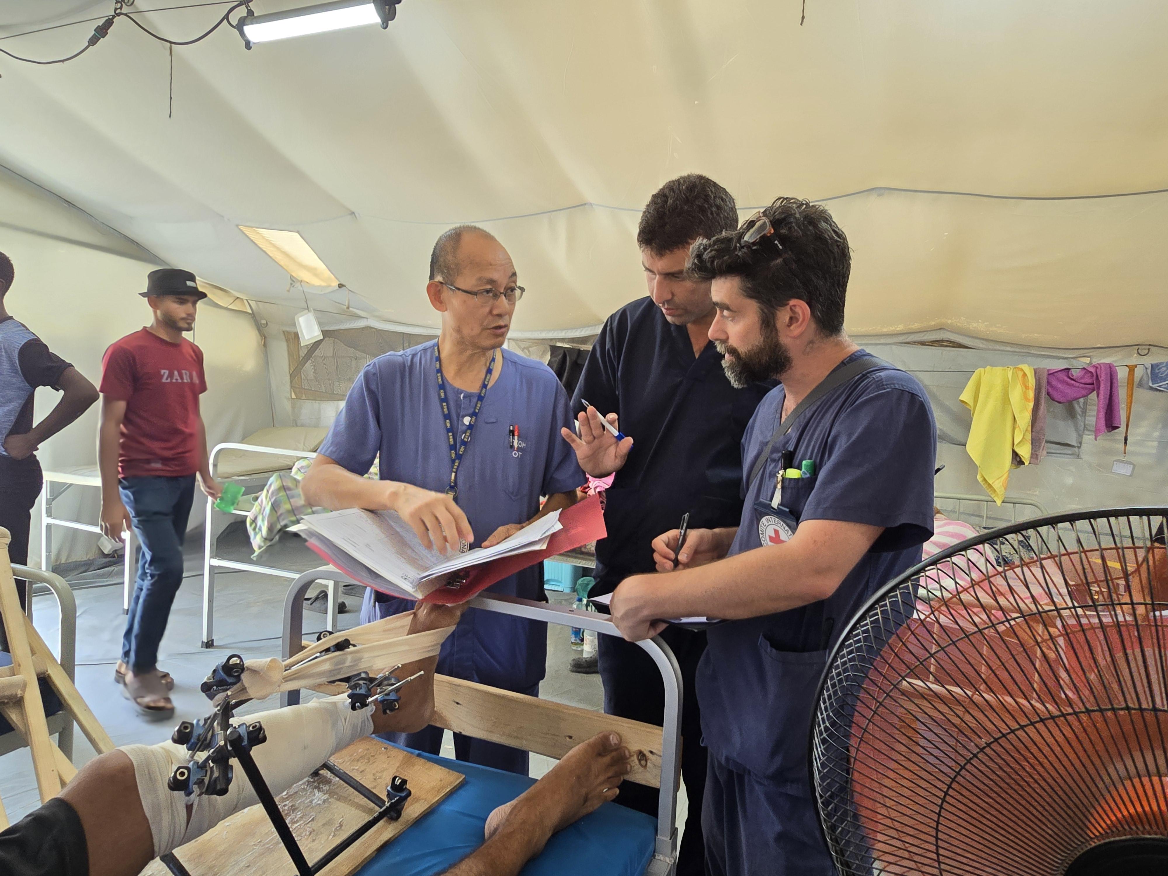 6位醫護人員更先後10次前往加沙南部的戰地醫院