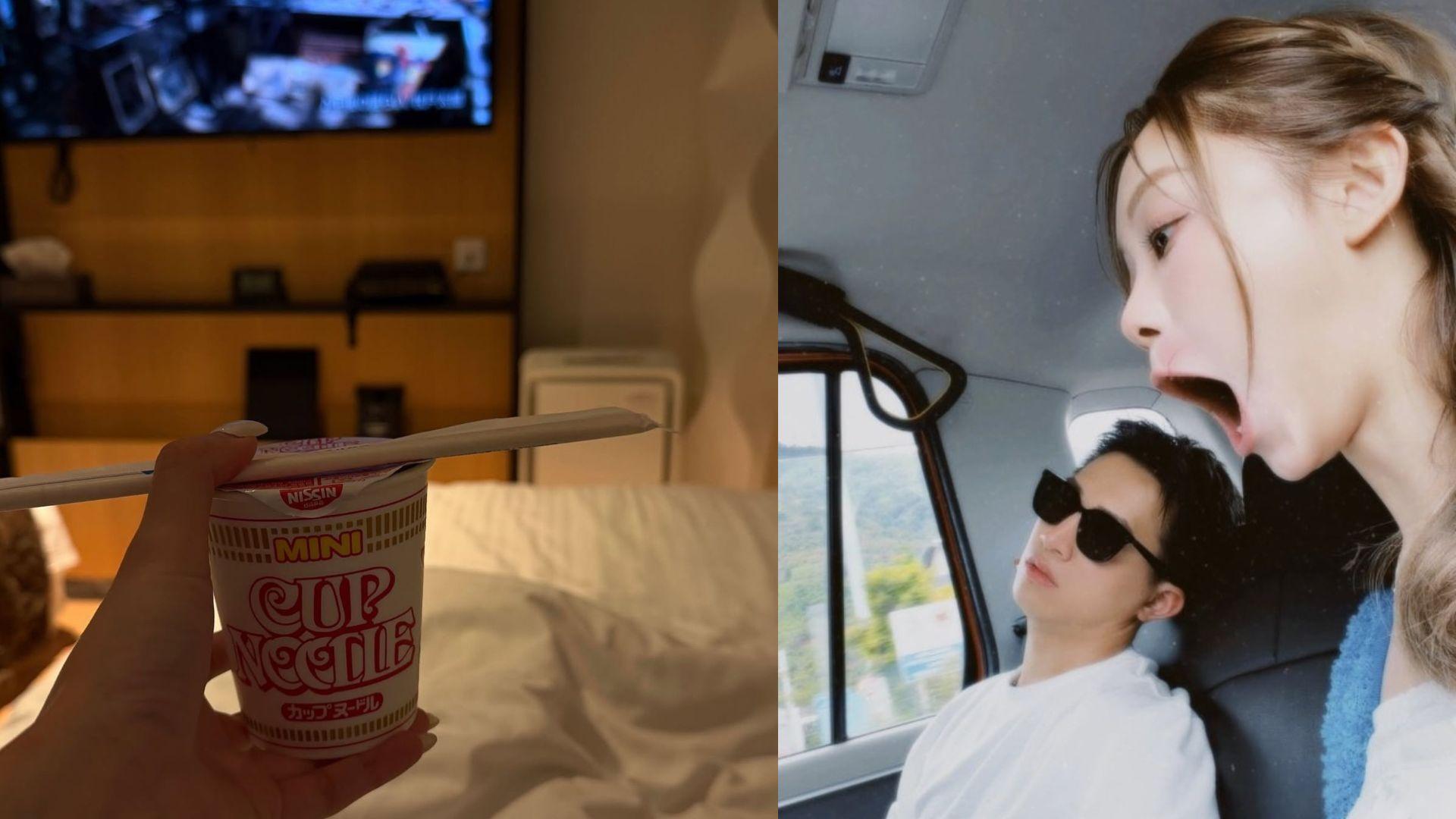 葉蒨文與曾展望拍拖後展開首次旅行。