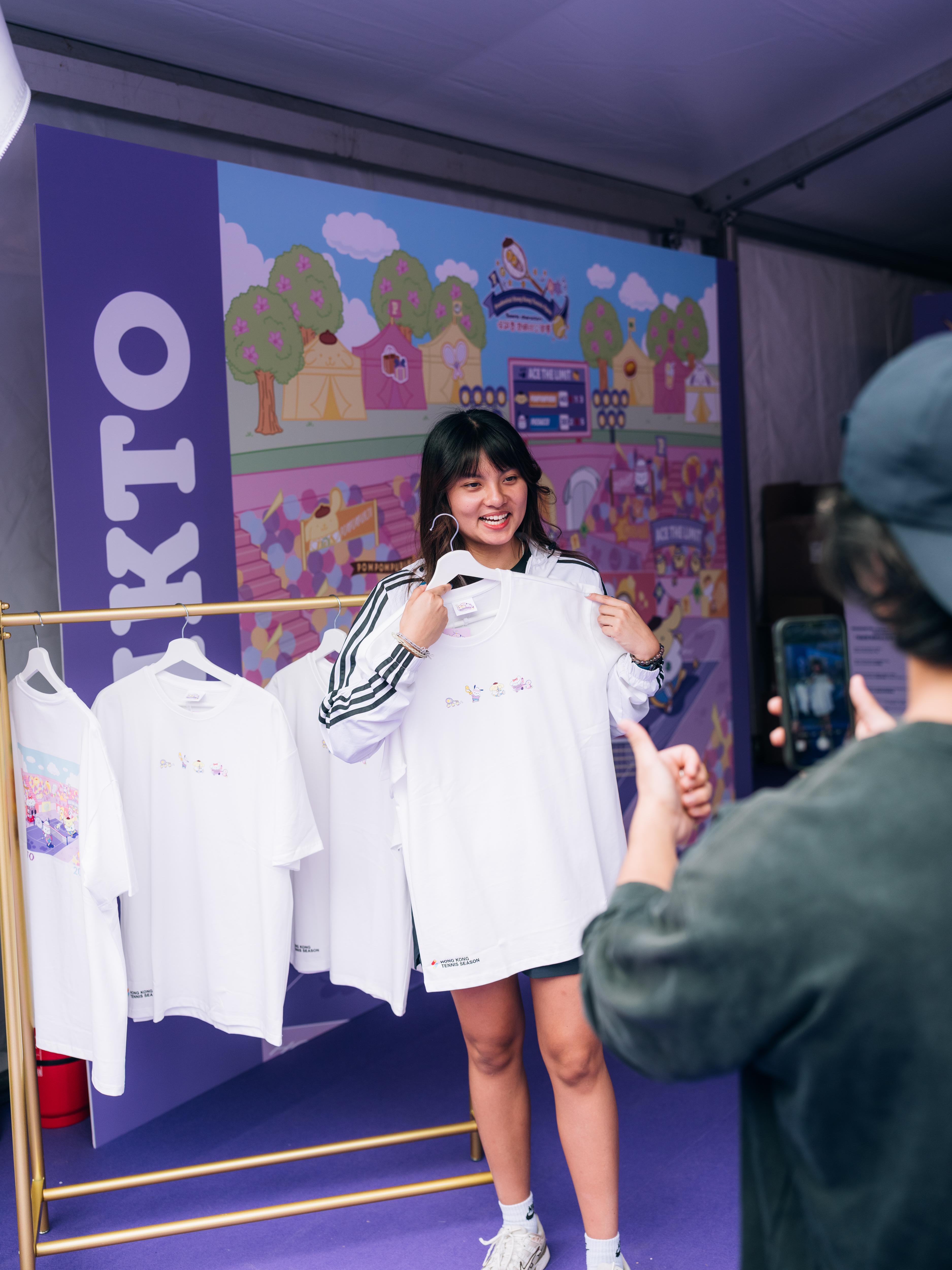 網球同樂區同步發售多款Sanrio characters賽事主題精品