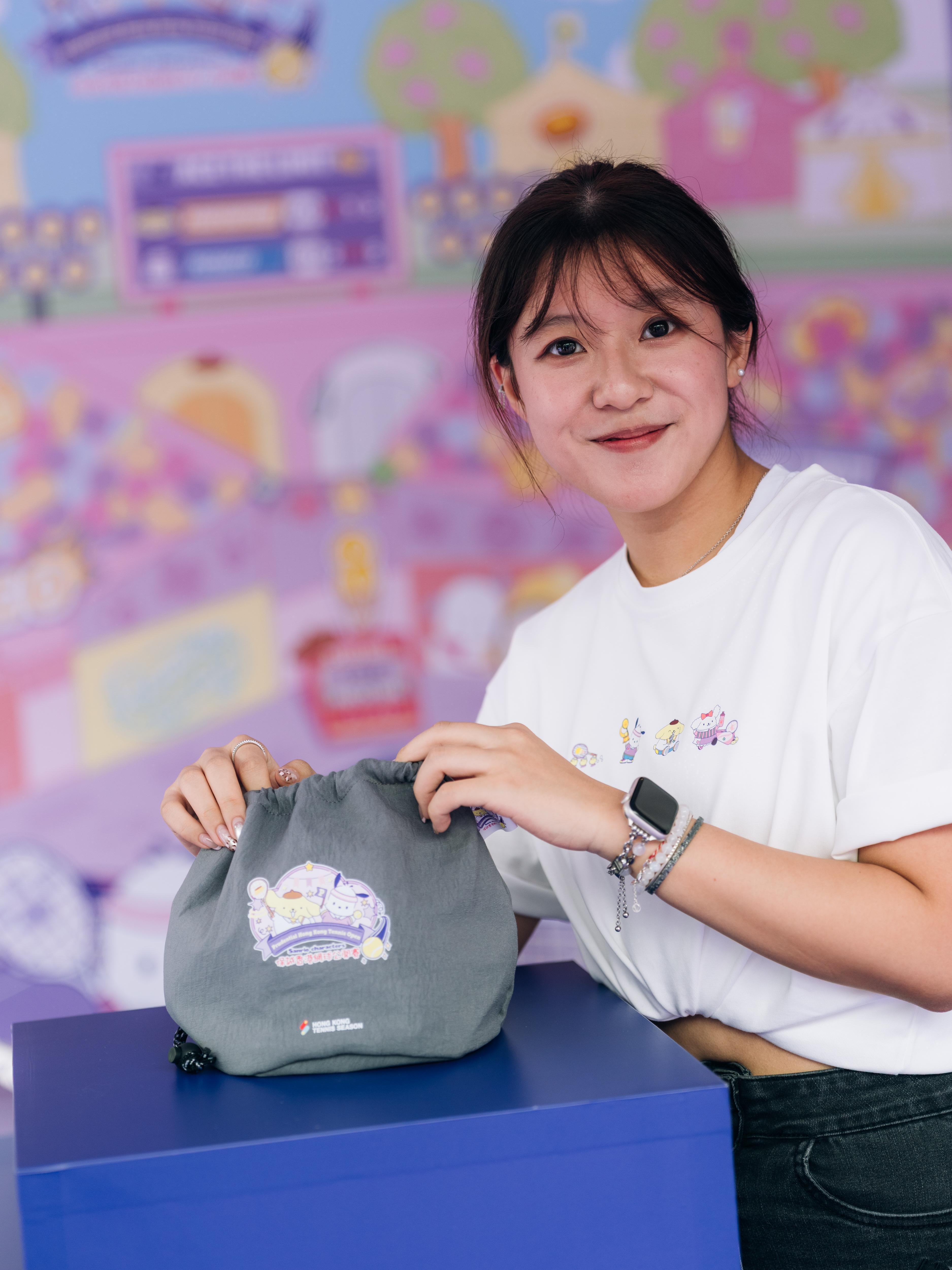 網球同樂區同步發售多款Sanrio characters賽事主題精品