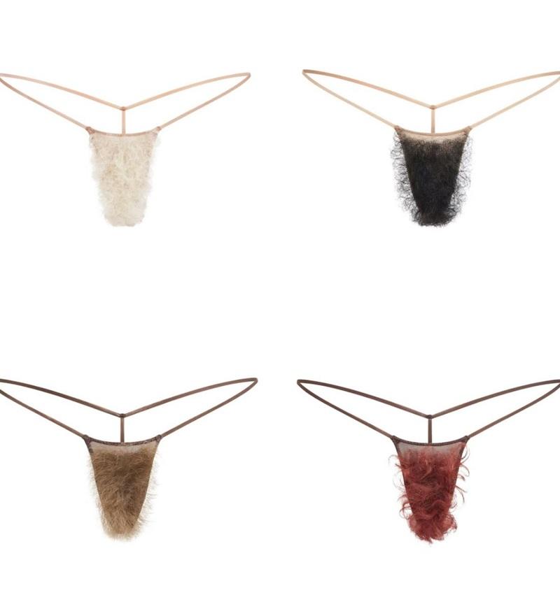 人造體毛內褲暫有4色,每條售32美元。