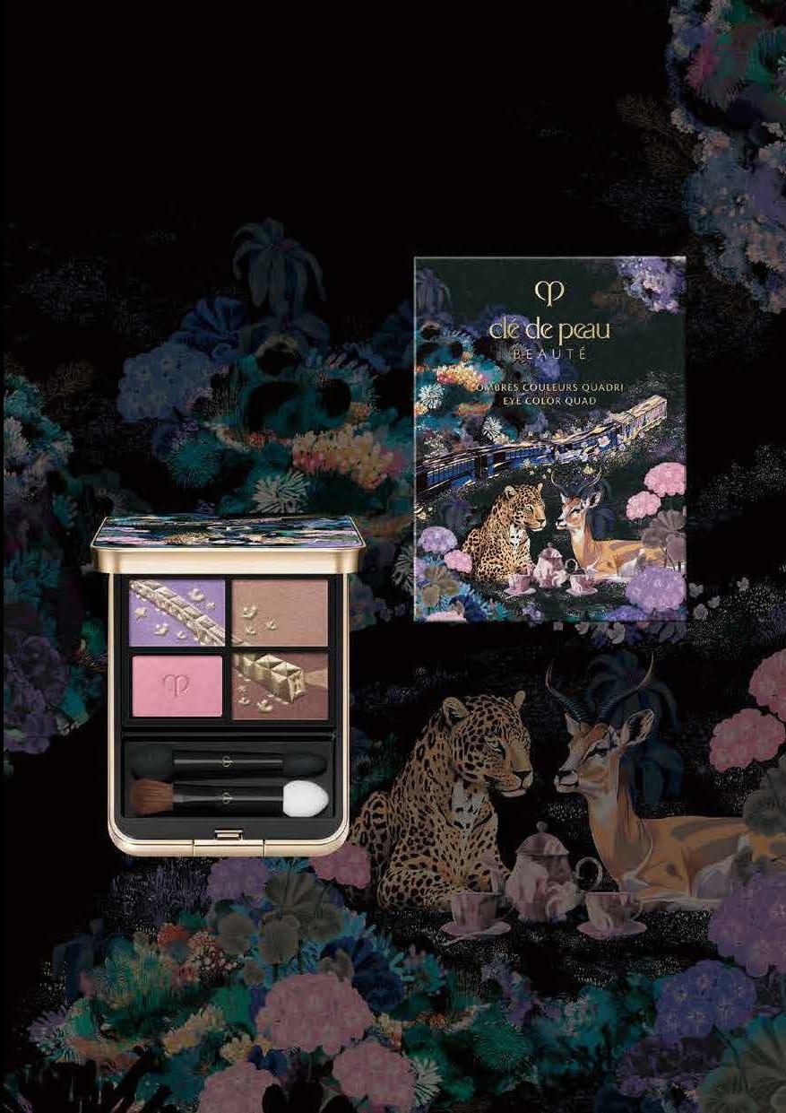聖誕彩妝2025|Cle de Peau Beaute 四色眼影組合 504 Pastel Tea Safari $630