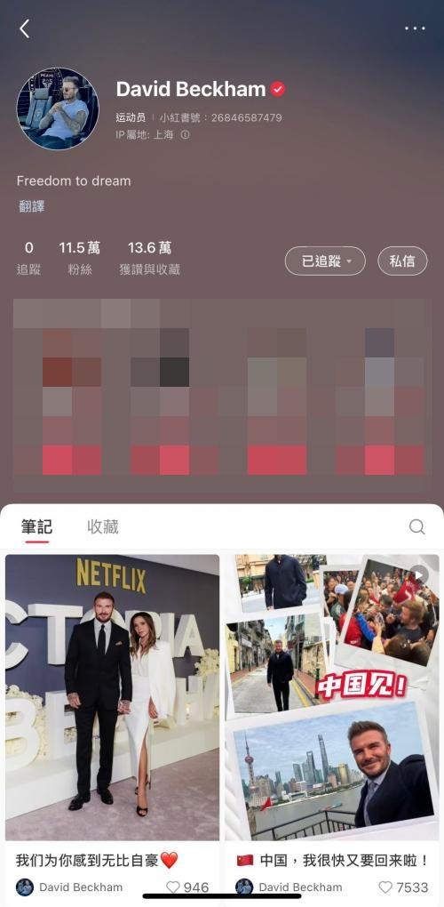 碧咸昨日正式進駐小紅書,單日吸粉絲逾11萬。(小紅書影片截圖)