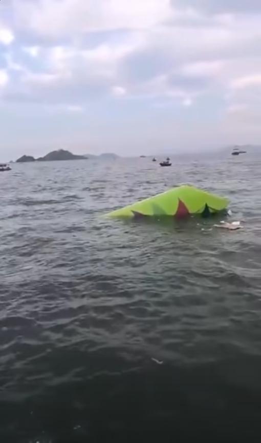 香港國際機場發生致命航空事故。(fb「車cam L(香港群組)」圖片)