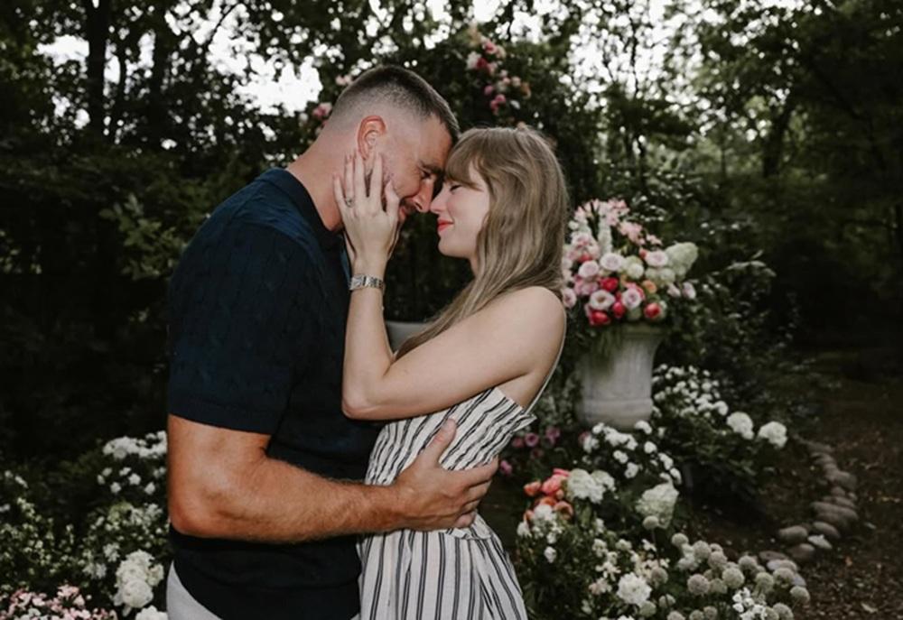 Taylor與Travis的婚期傳訂於明年6月。