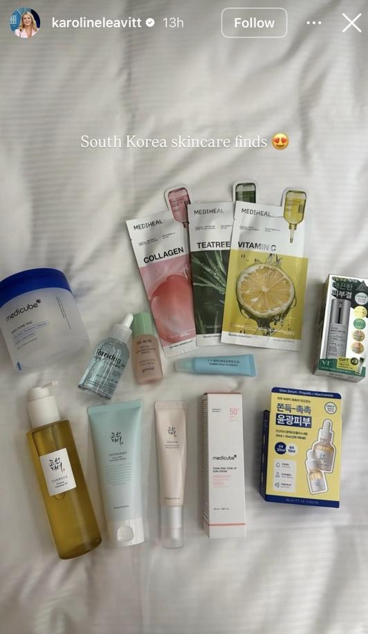 隨特朗普訪韓 白宮女發言人掃貨IG曬買了這些牌子藥妝