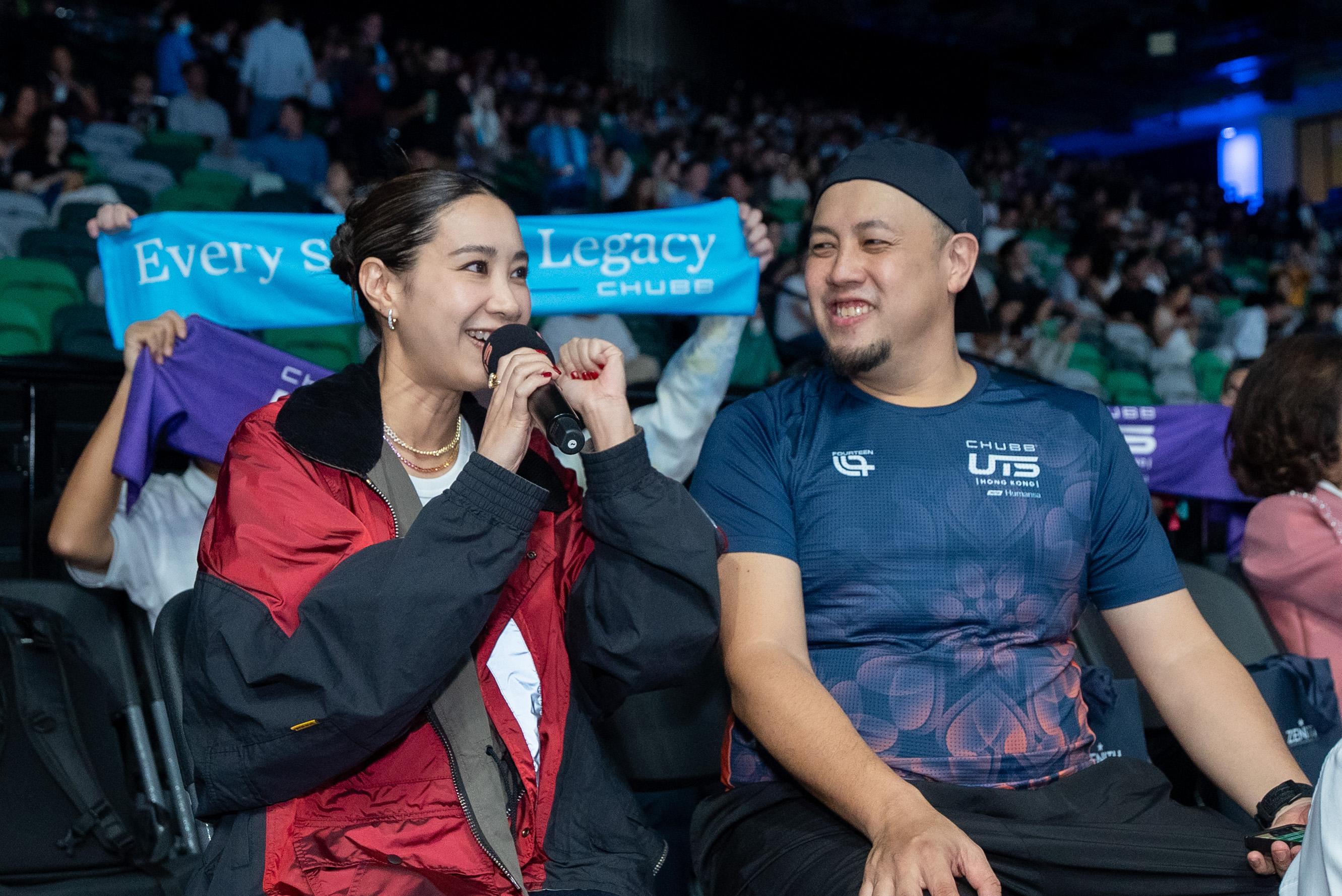 Kary丈夫曾代表香港出戰網球賽事,自己亦受父親影響熱愛網球。