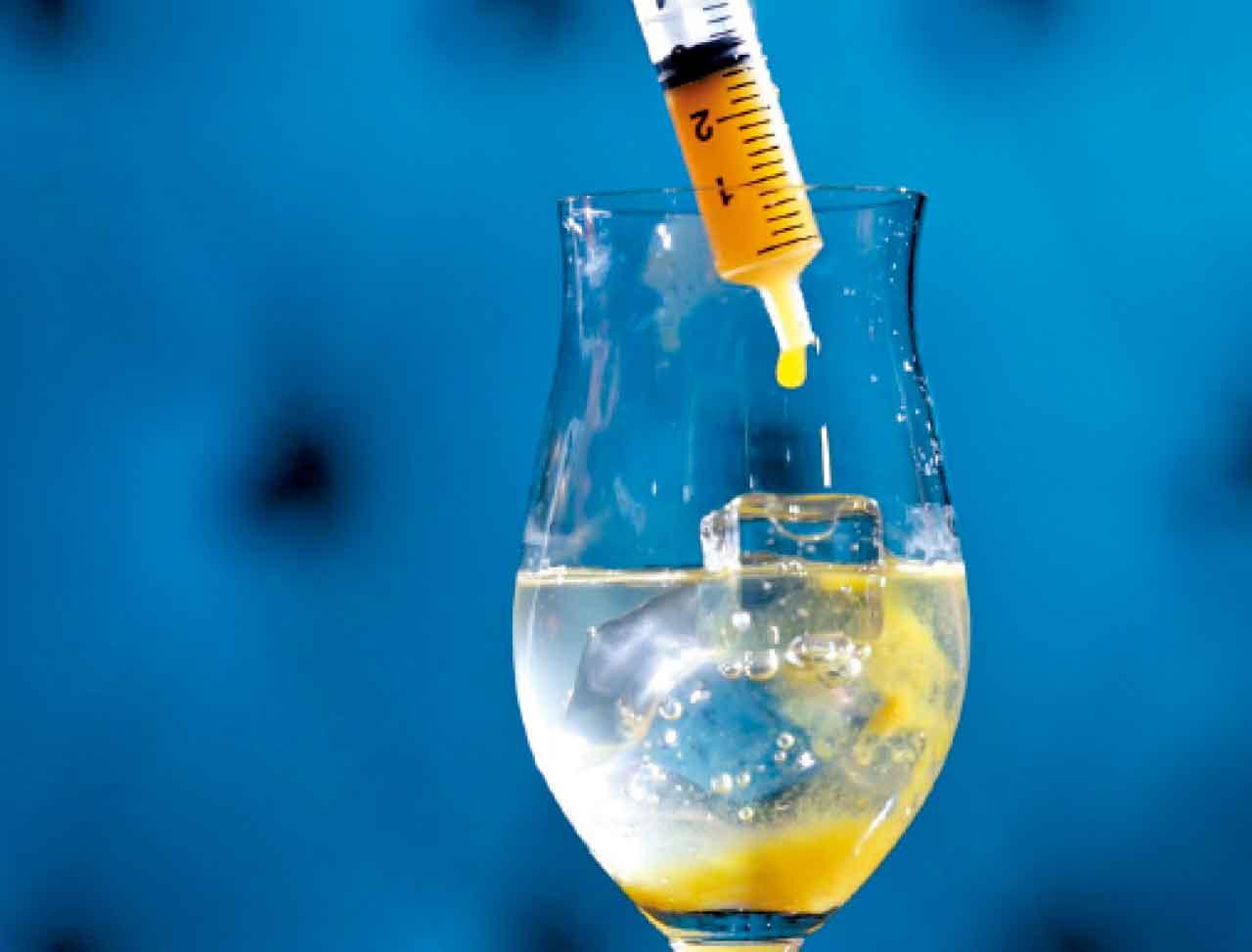 No.4 針筒內為熱情果蓉,清新舒爽。