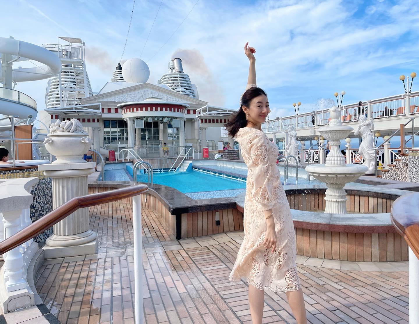 前TVB新聞主播周嘉儀(Venus)。