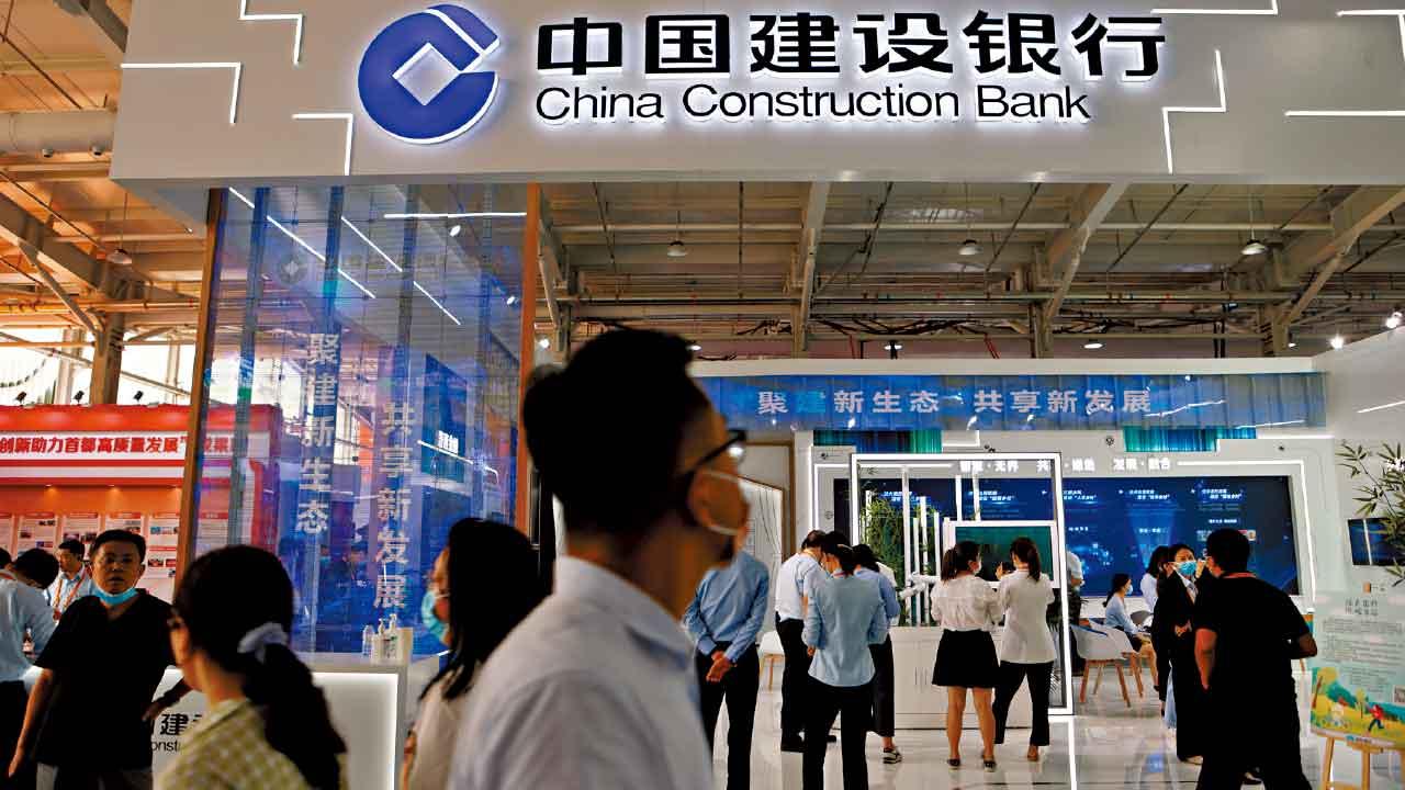 建行上季營收按年跌2%,四大行中唯一報跌。(資料圖片)