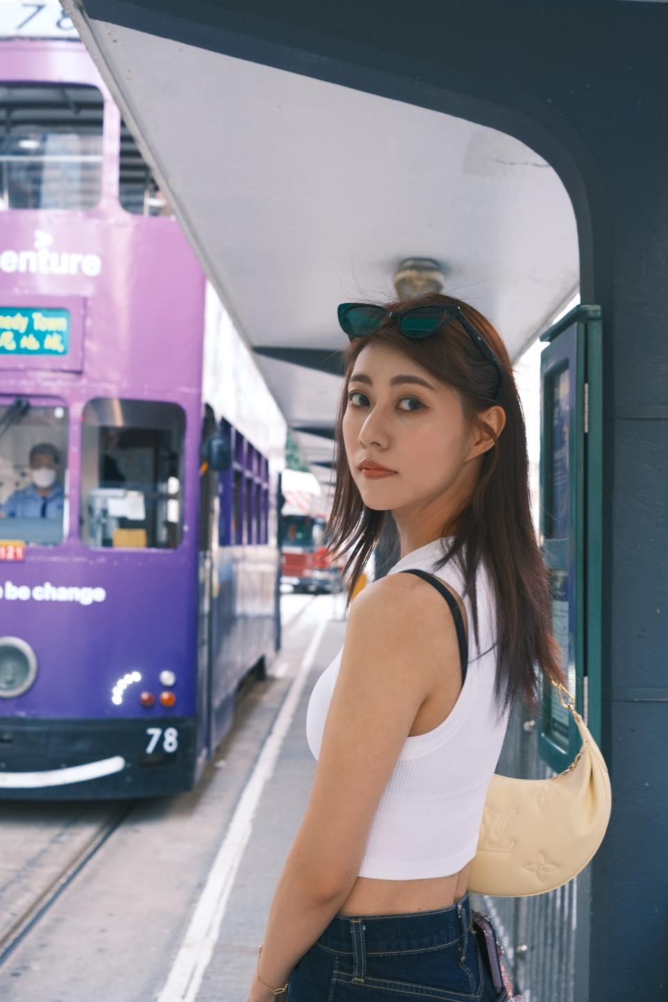 日本藝人阿部瑪利亞不時到香港旅行。