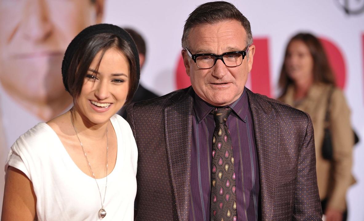 羅賓威廉斯與第2任妻子所生的Zelda Williams,與父親感情要好。
