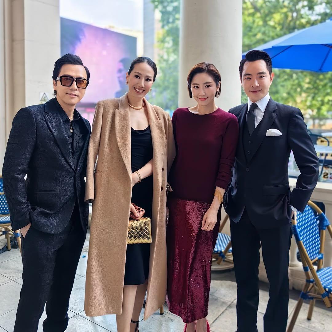 張玉珊與盧啟賢跟甄子丹夫婦經常見面。