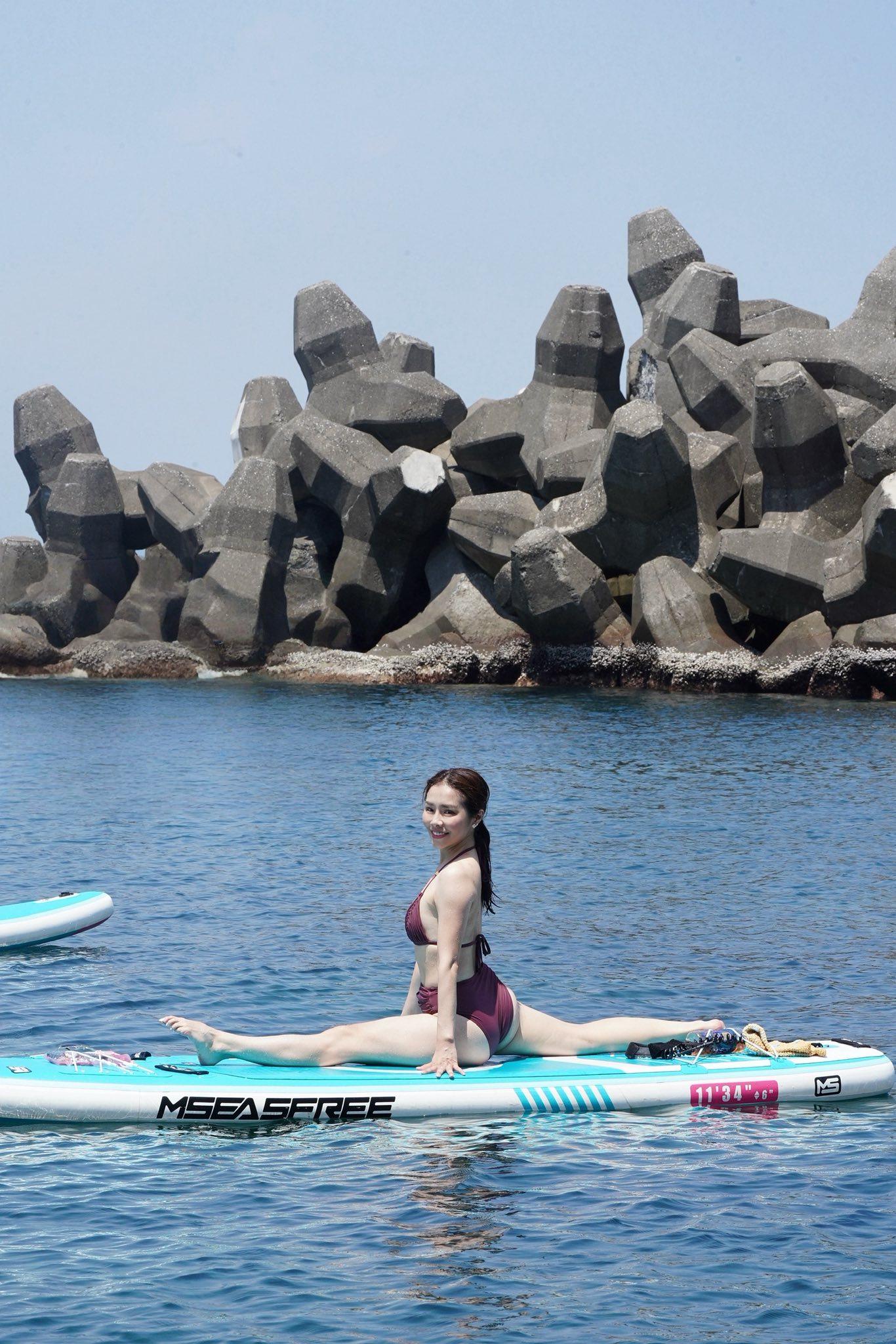 前中職樂天啦啦隊女孩張語芯。