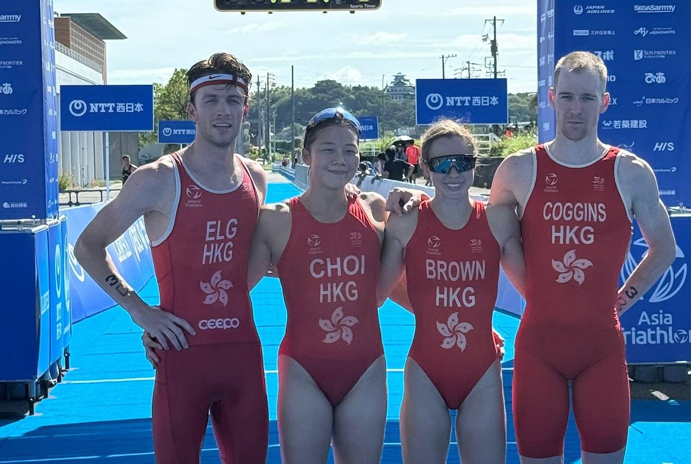 來自法國的Robin Elg(左)剛取得特區護照,代表港隊出戰。