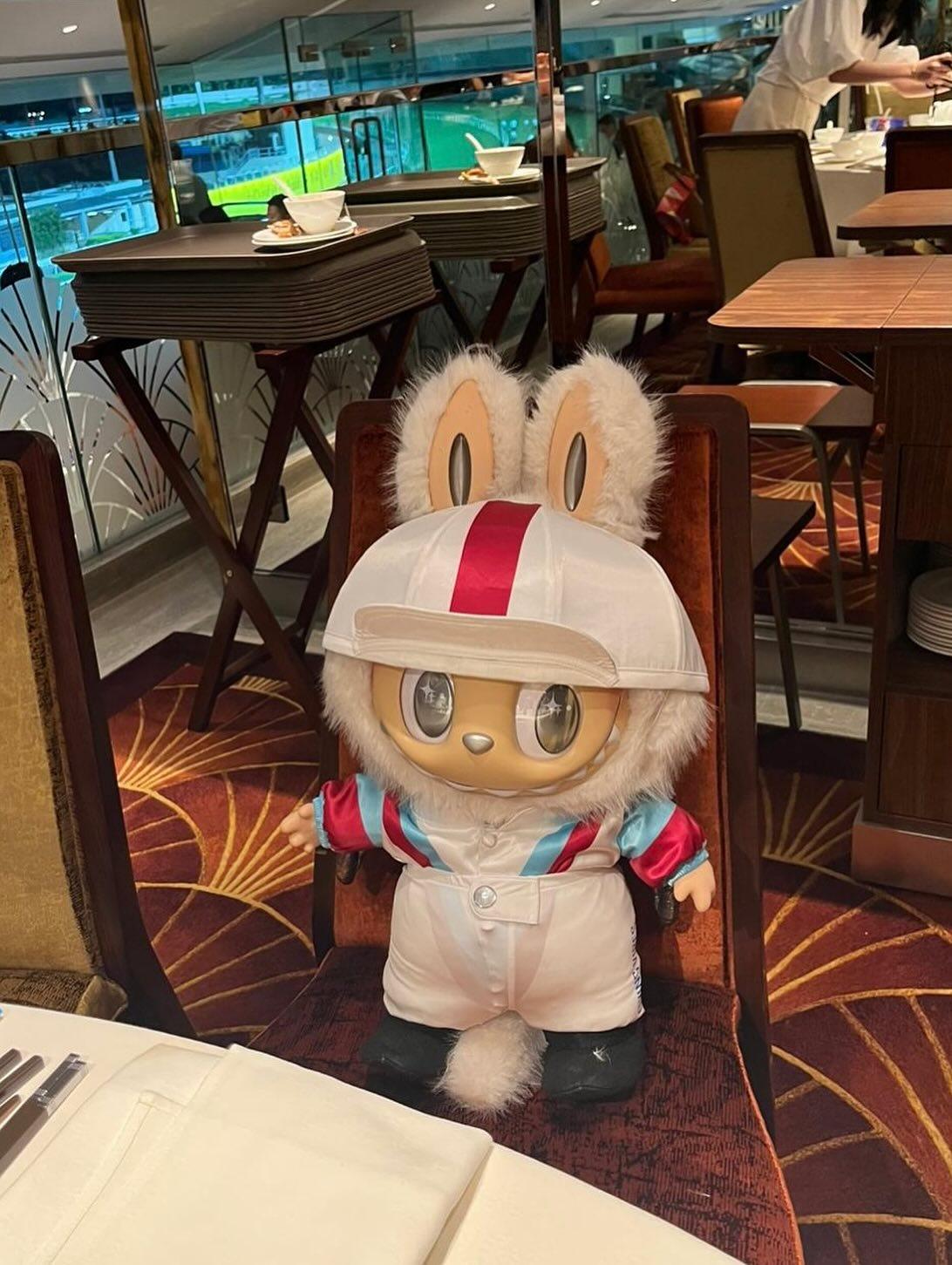 周嘉儀喜歡Labubu,日前入馬場後出Post全都是Labubu。