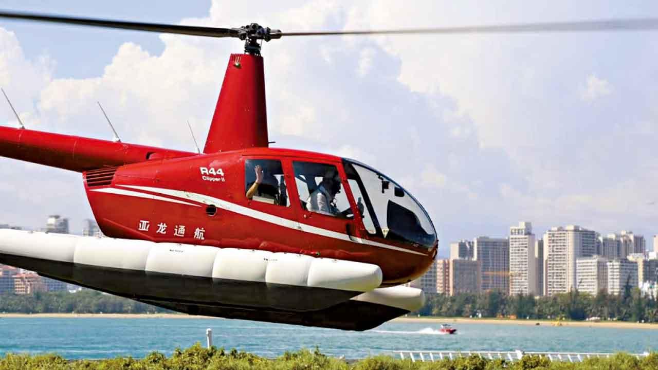 乘直升機俯瞰三亞 國內度假天堂等你探索